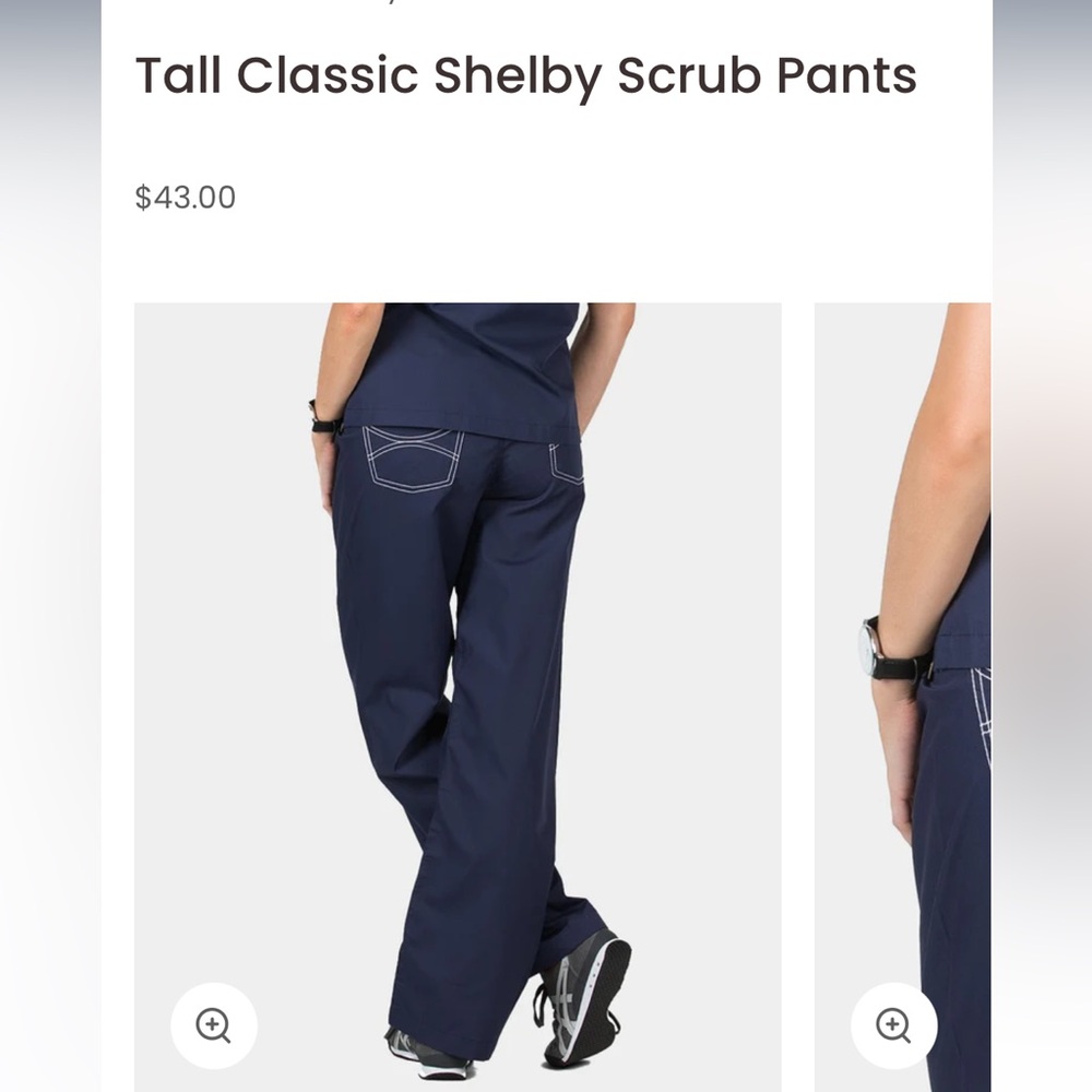 Blue Sky Scrubs Tall Classic Shelby Scrub Pants